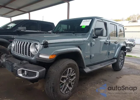 2024 Jeep Wrangler 4-Door Sahara 4X4 из США, поврежденный, VIN 1C4PJXEN6RW282728